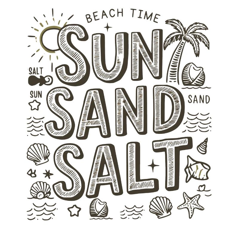 Temps de plage Soleil Sable Sel