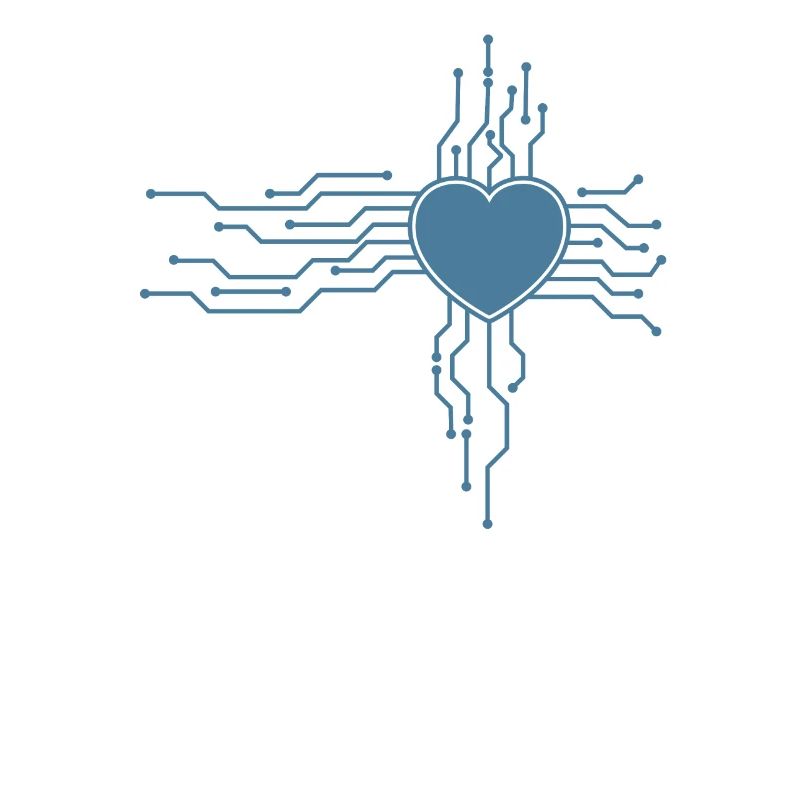 Heart with electronics Profession Technology Electricity