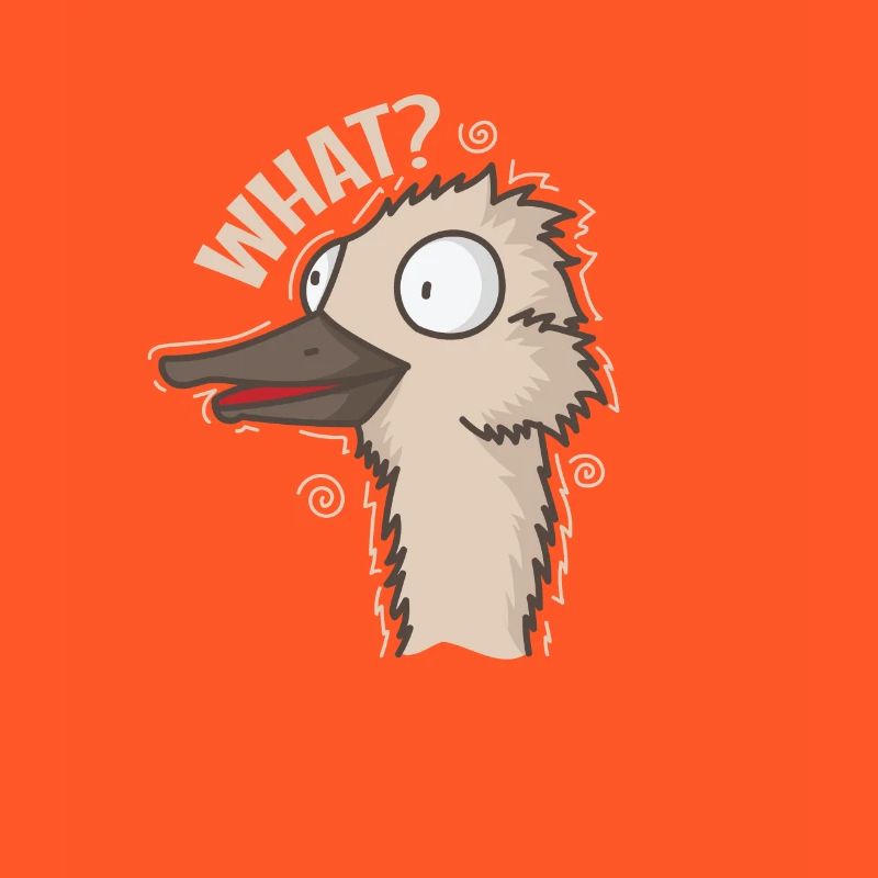 What? Strauß Vogel Tier Sprinter