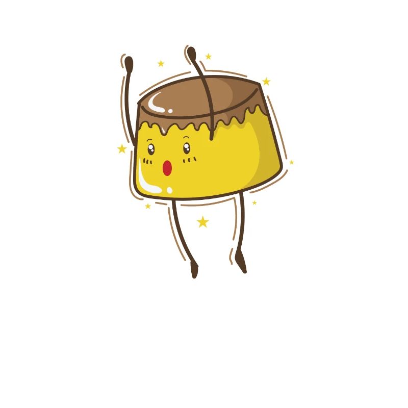 Pudding with Face Dessert