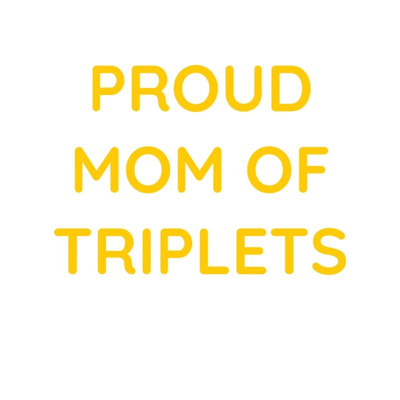 Mère de triplés triple bonheur