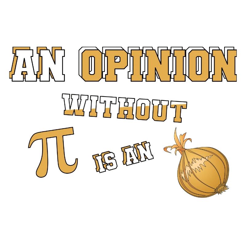 Math physics pi onion onion design gift idea