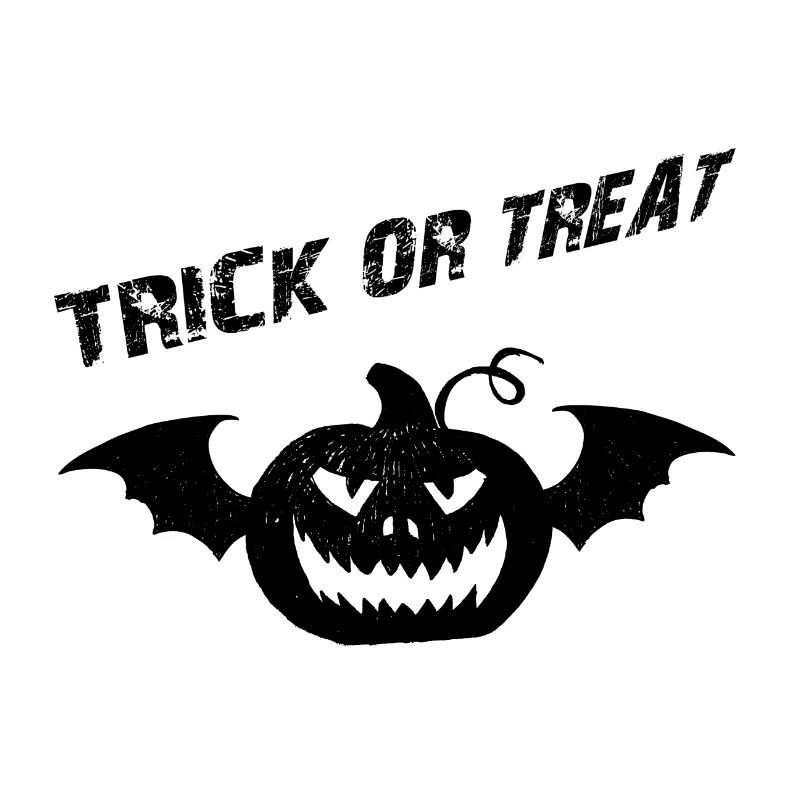 trick or treat süßes oder saures halloween tasche