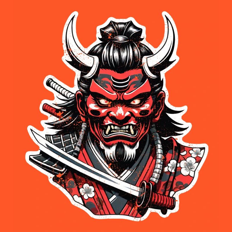 Samurai-Krieger - Japan - Dämon