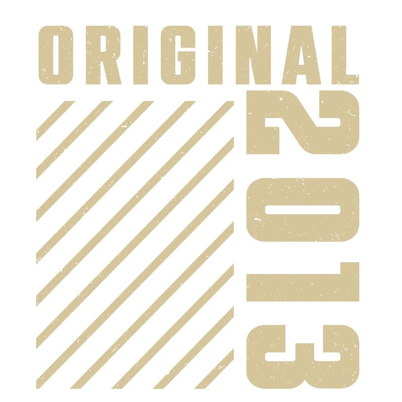 Original 2013 Authentic 2013 Vintage Bursdag