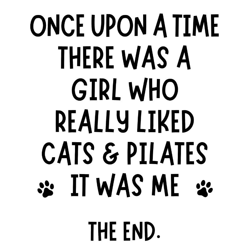 Ein Mädchen, das Katzen & Pilates wirklich mochte