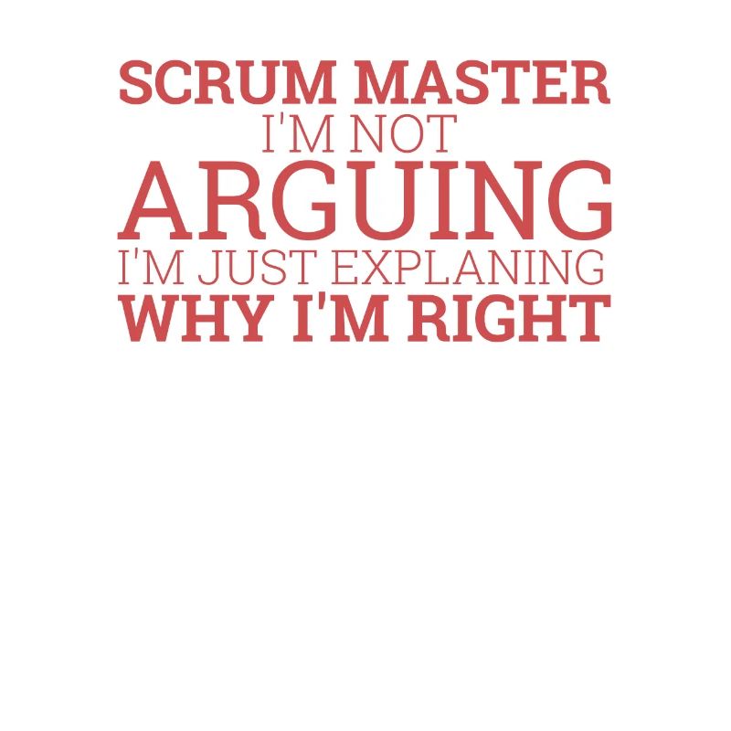 « Scrum Master Arguing | » Scrum Master" »