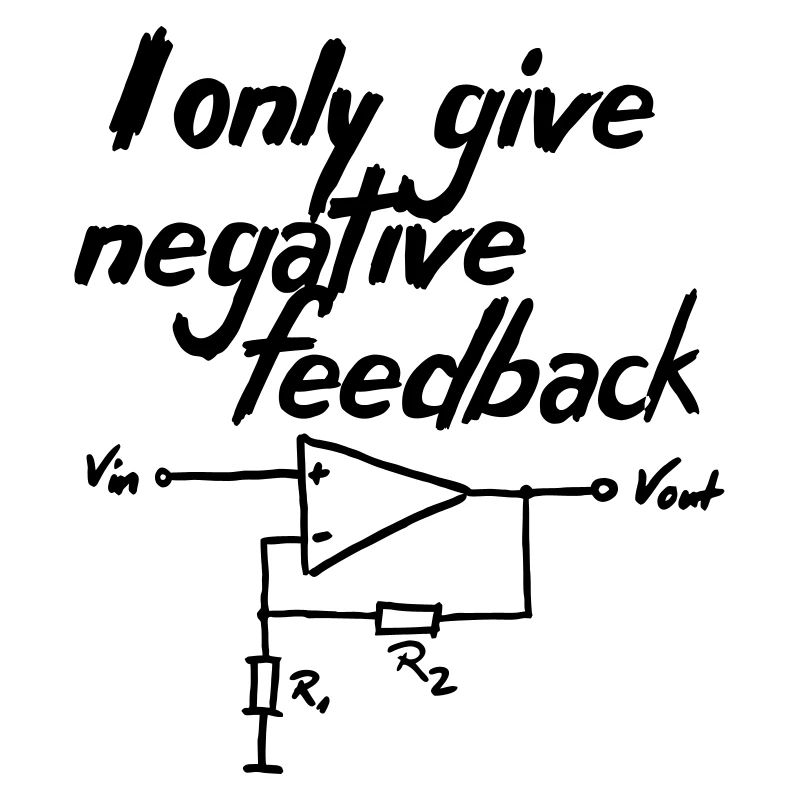 I only give negative feedback V2