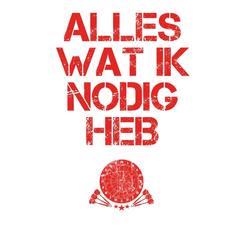 presentje wat ik nodig dart darts darter