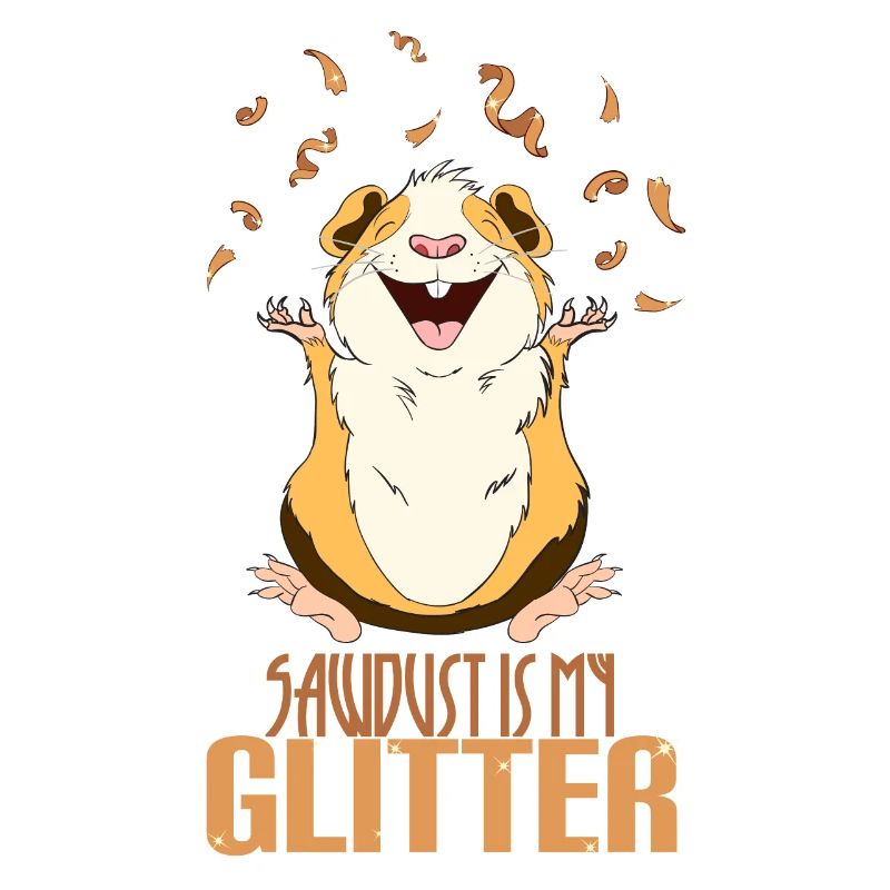 La sciure de cochon d'Inde est mon scintillement