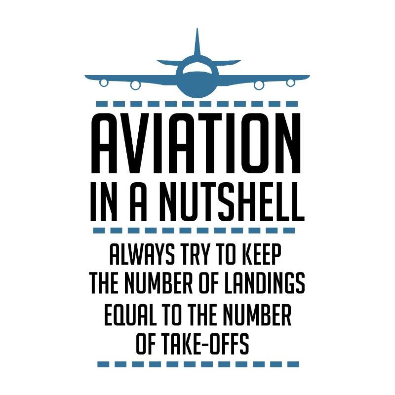 Aviation In A Nutshell Funny ATC Pilot Gift TShirt