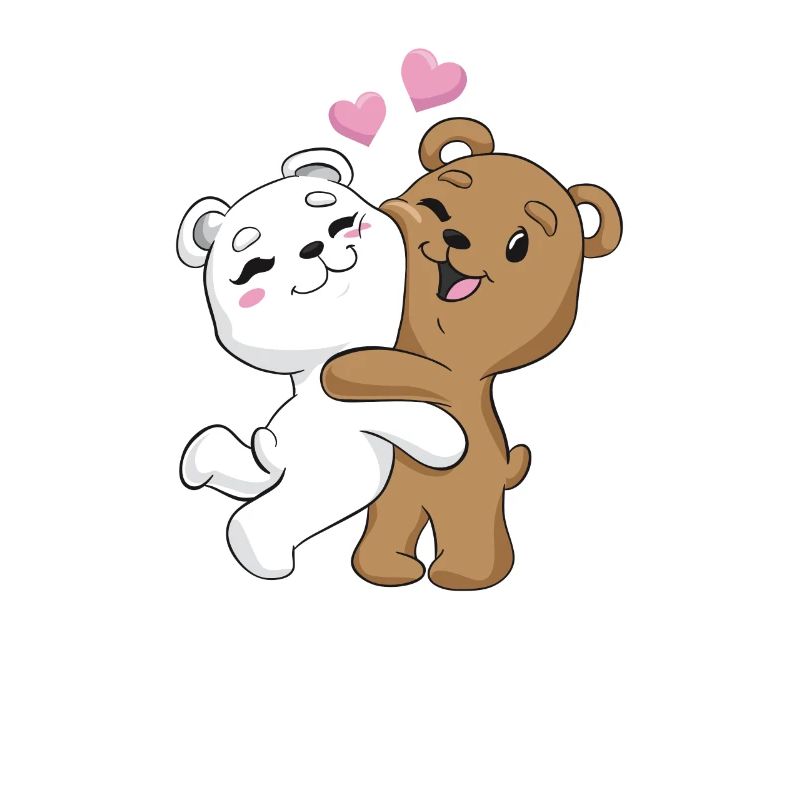 Umarmung Bär Geschenk Pärchen Bärchen Valentinstag