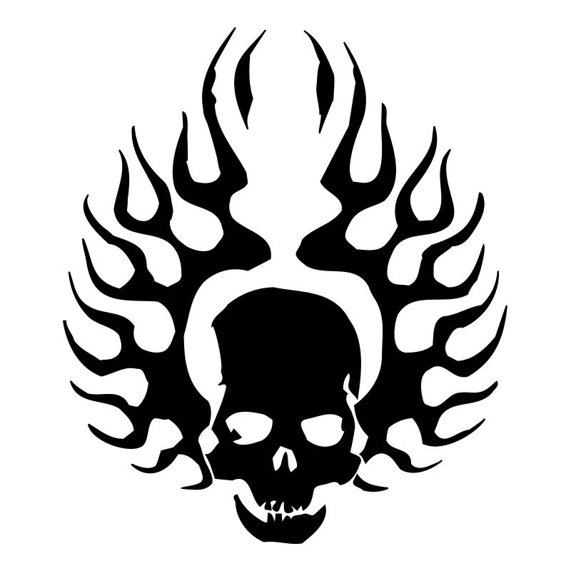 Burning Skull