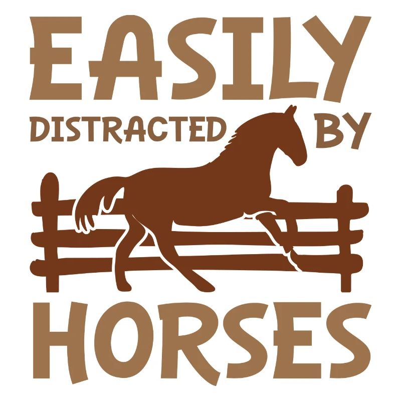 Facilement distrait par les chevaux
