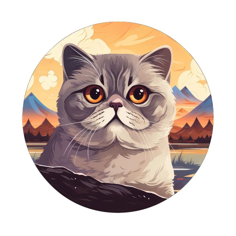 Scottish fold-eared cat