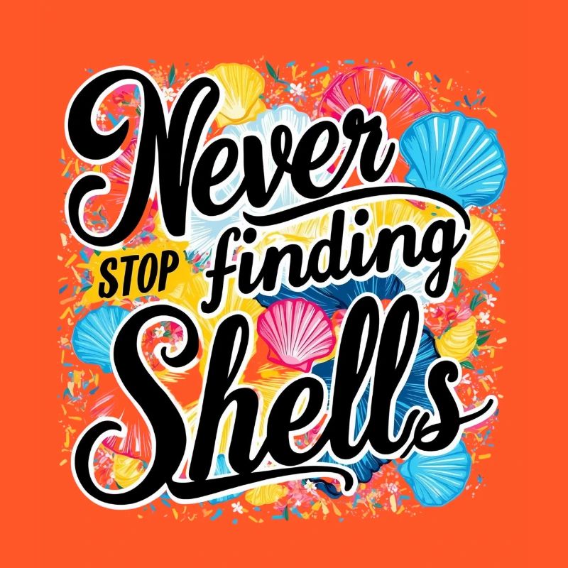 Never Stop Finding Shells Design