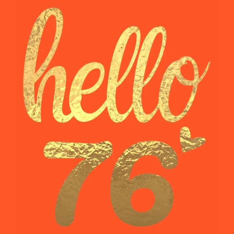 Hello 76 doré