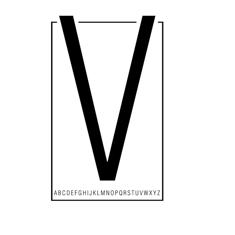 V Buchstabe Geschenk Idee