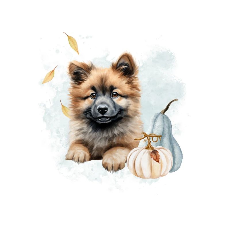 Automne Eurasier | Aquarelle