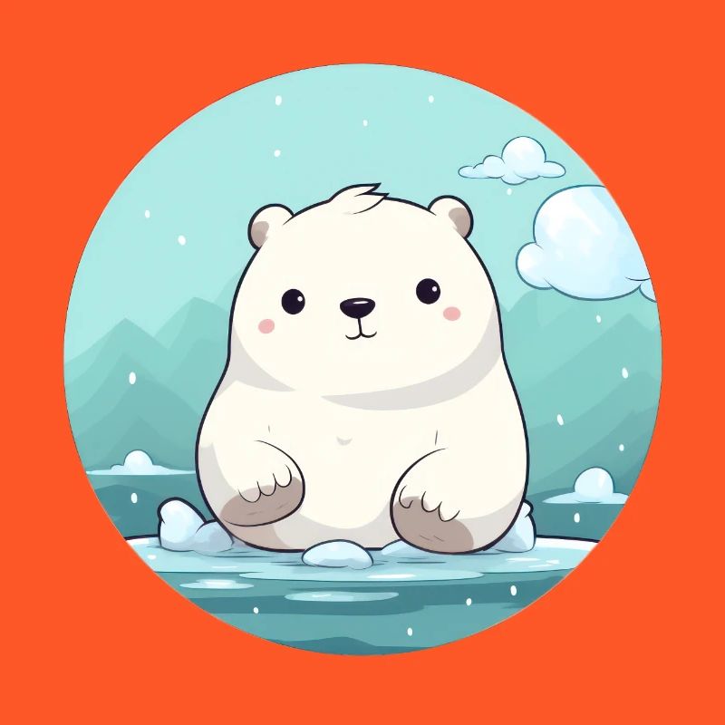 süßer kleiner Eisbär