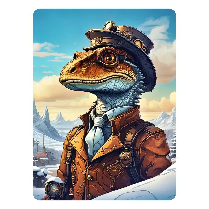 Steampunk Winter Landscape Dino 1.9