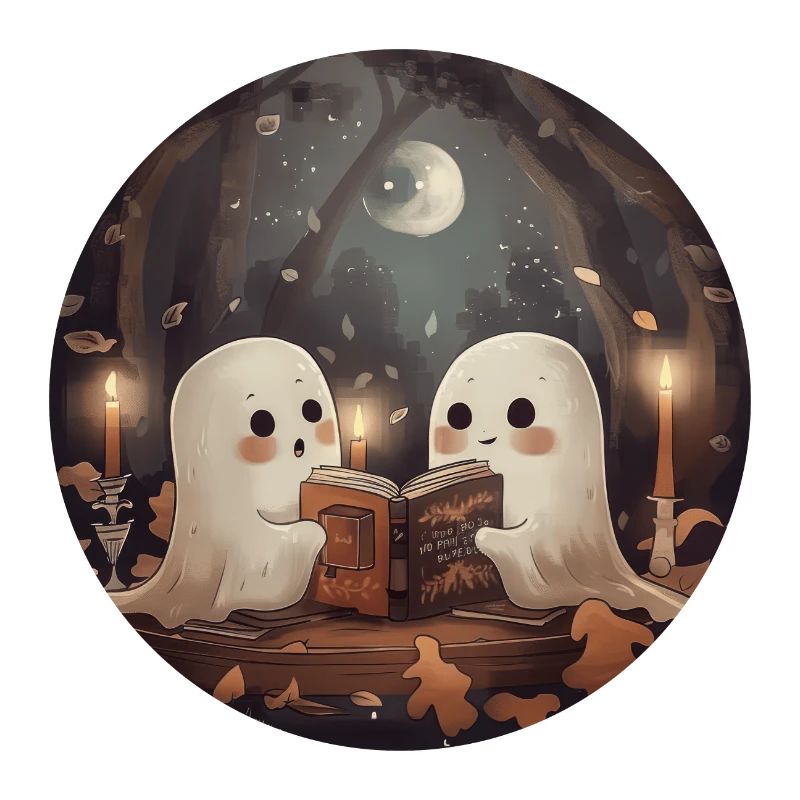 Ghosts, Reading, Book, Library, Halloween