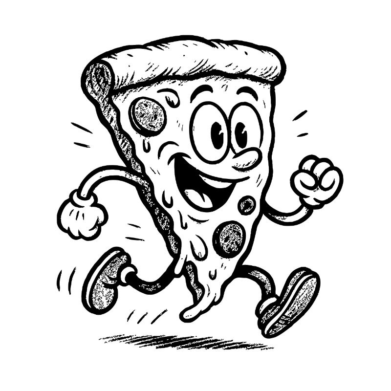 running pizza