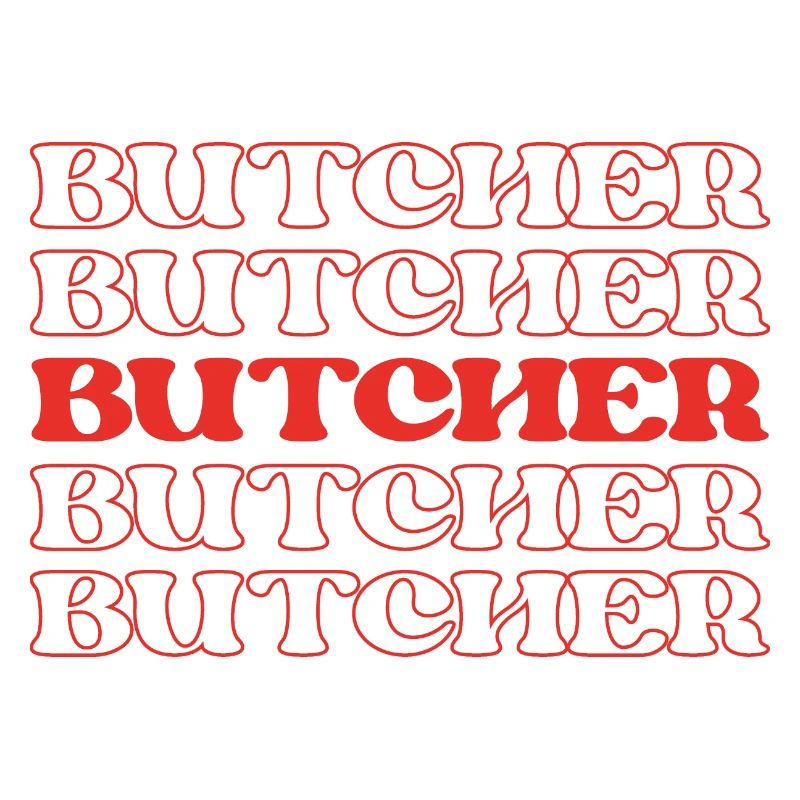 Metzger Fleischschneider Fleischverarbeiter