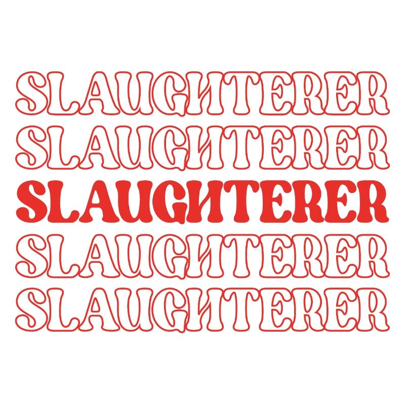 Slaughterer Butcher Meat Cutter Meat Processor