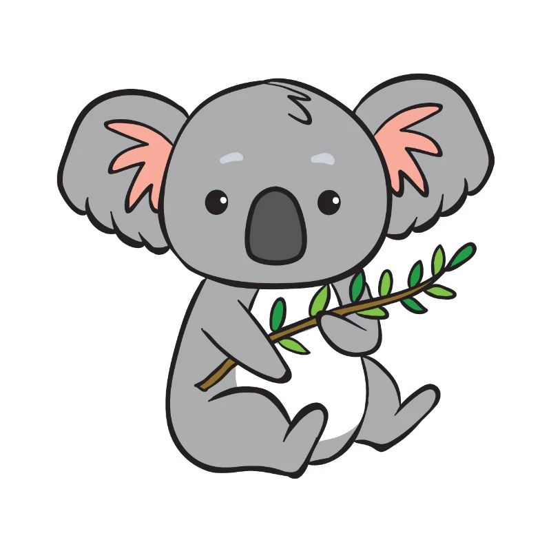 Koala - mit Ast