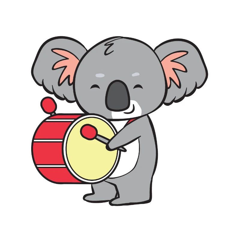 Koala - with drum