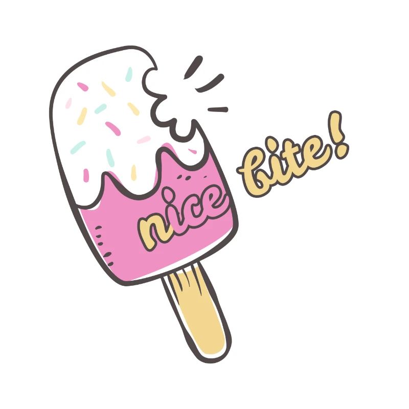 Nice Ice Cream Sommer Sonne Urlaub Geschenk