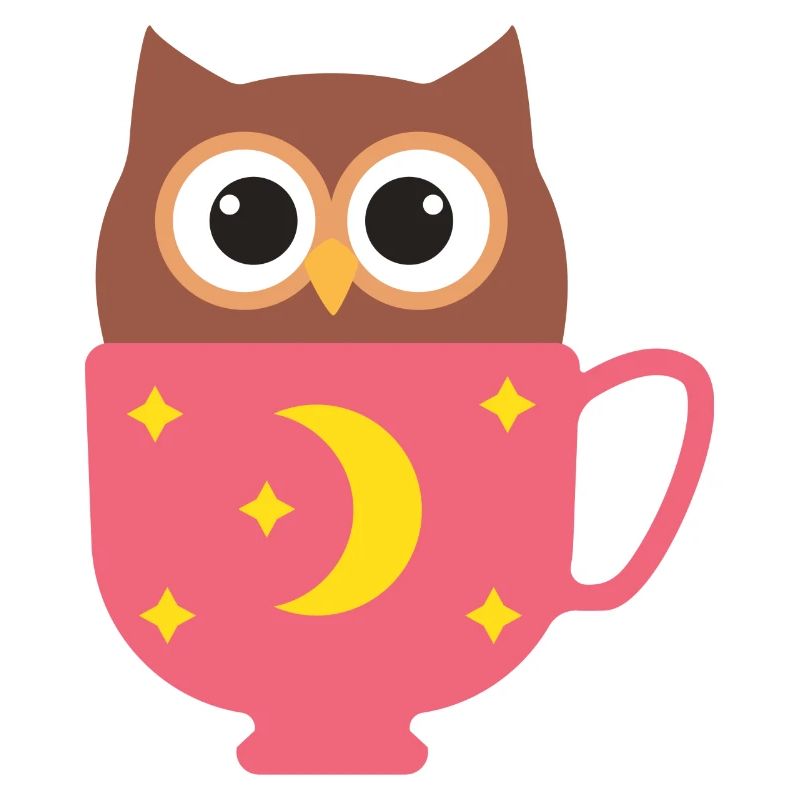 Owl in the cup