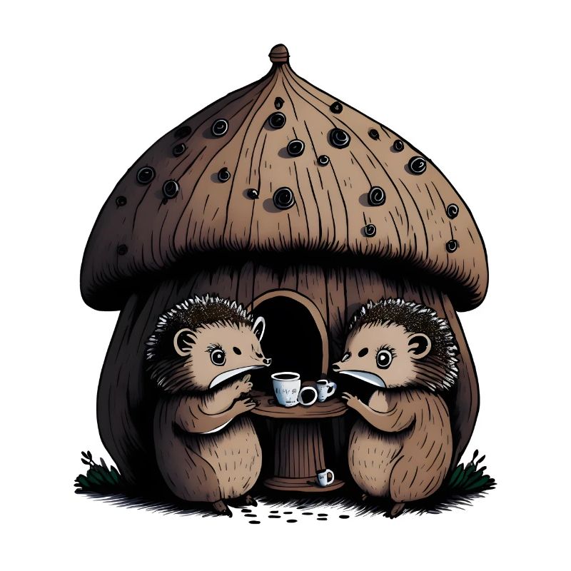Igel Teeparty Pilz Startseite