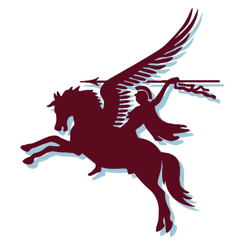 Multi Farbvektor - Fallschirm-Regiment - Pegasus