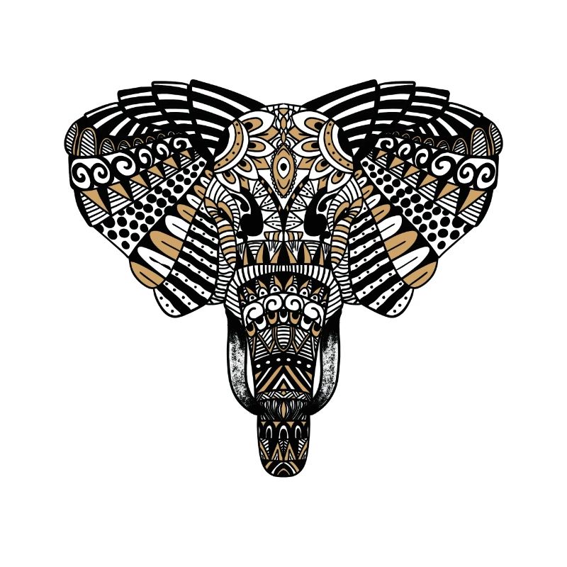 Elefant Mandala perfekte Geschenkidee