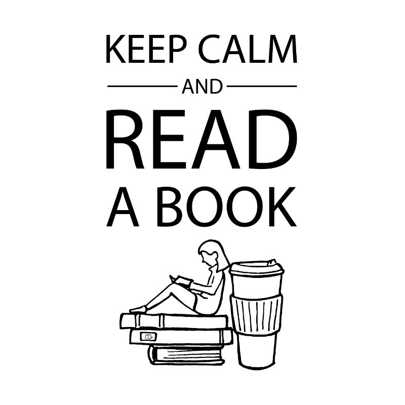 0272 Keep calm and read a book | Book Rebels