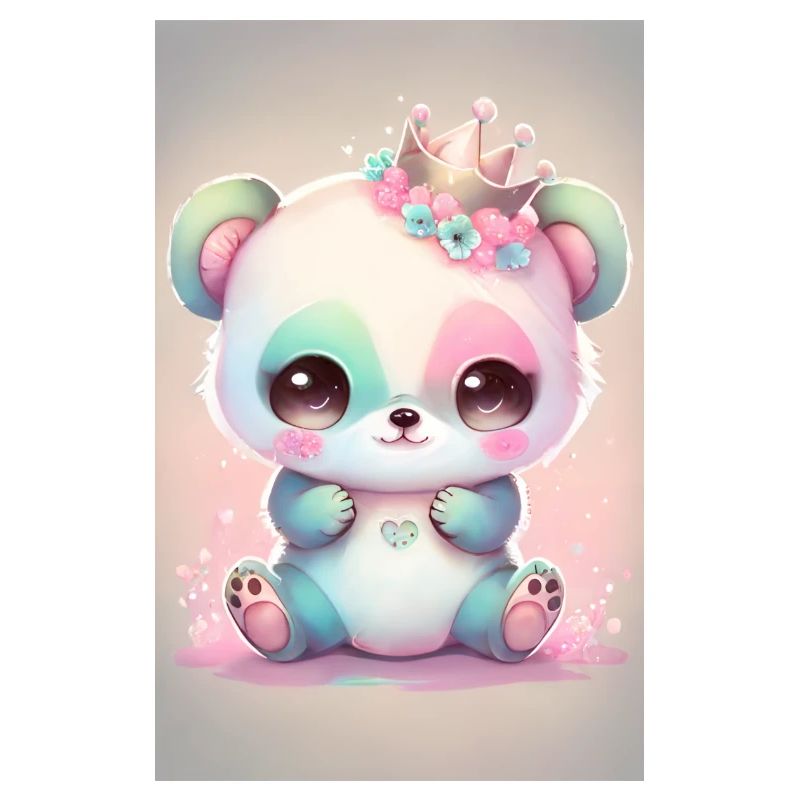 Bébé panda princesse
