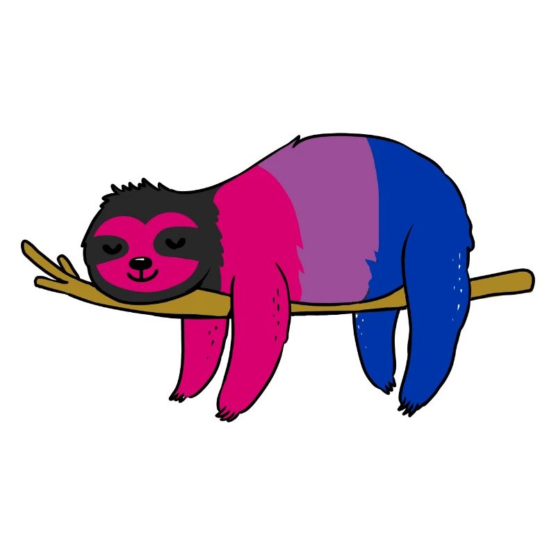 Bisexual Pride Sloth