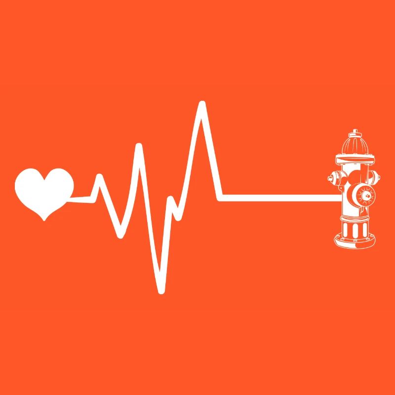 Fire Hydrant Pulse Heartbeat Fire Brigade
