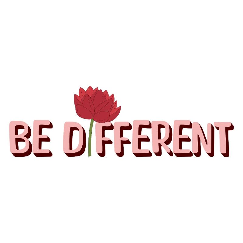 BE DIFFERENT – Lotus Garten Blumen Natur
