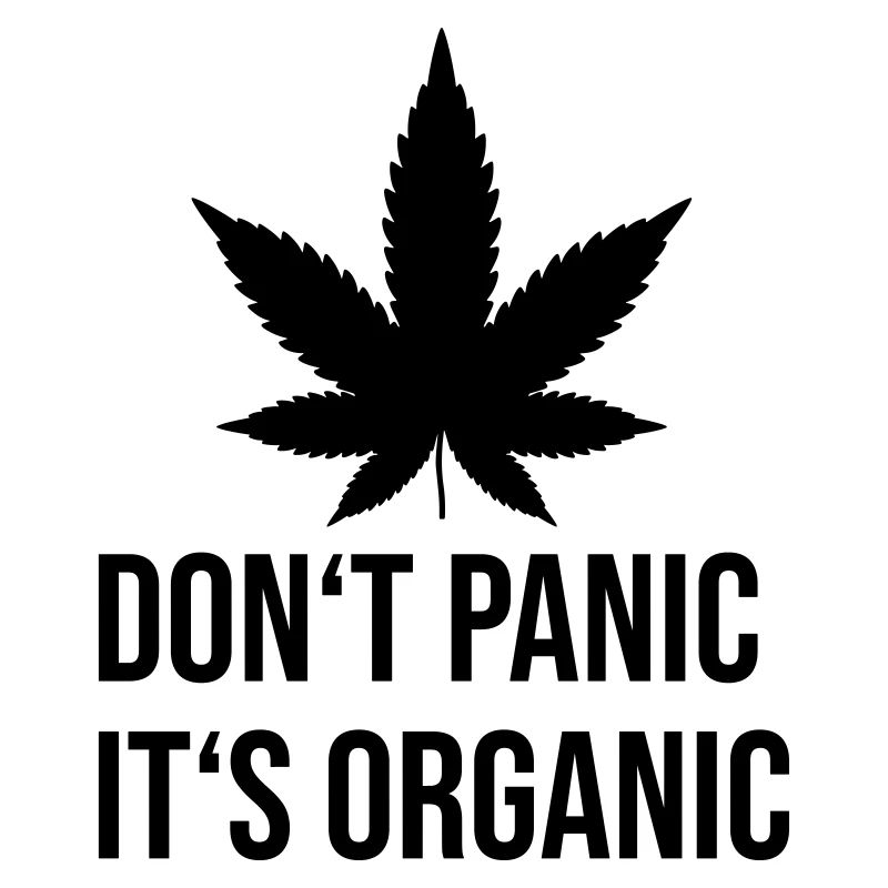 Don't Panic It's organic Hanfblatt