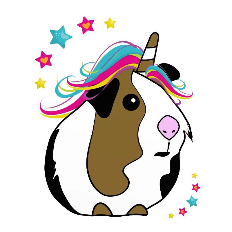 Cochon d'Inde Licorne
