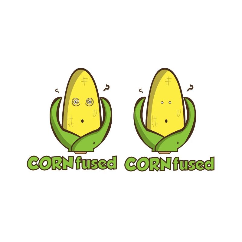 CORN fused! Corn Corn Saying Gift Idea