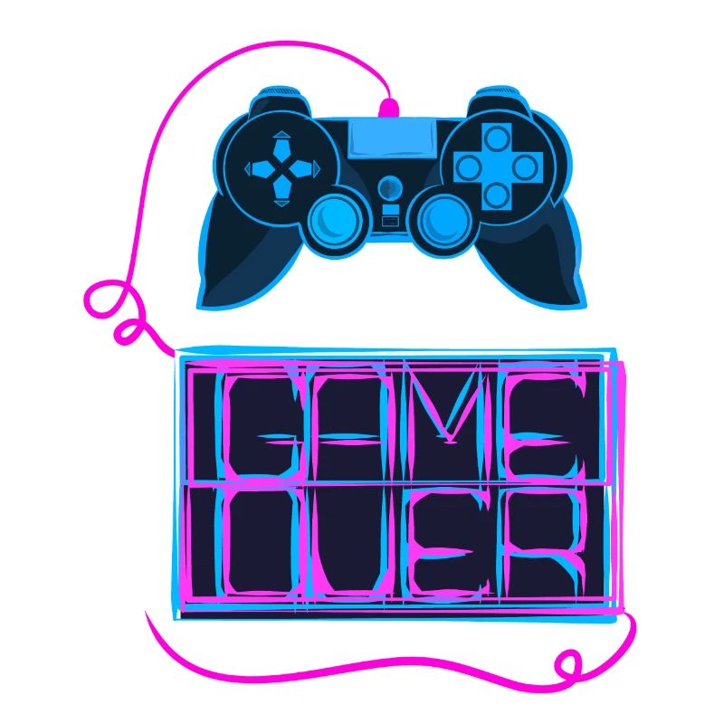 Gaming Gameover Game Nerd Geek