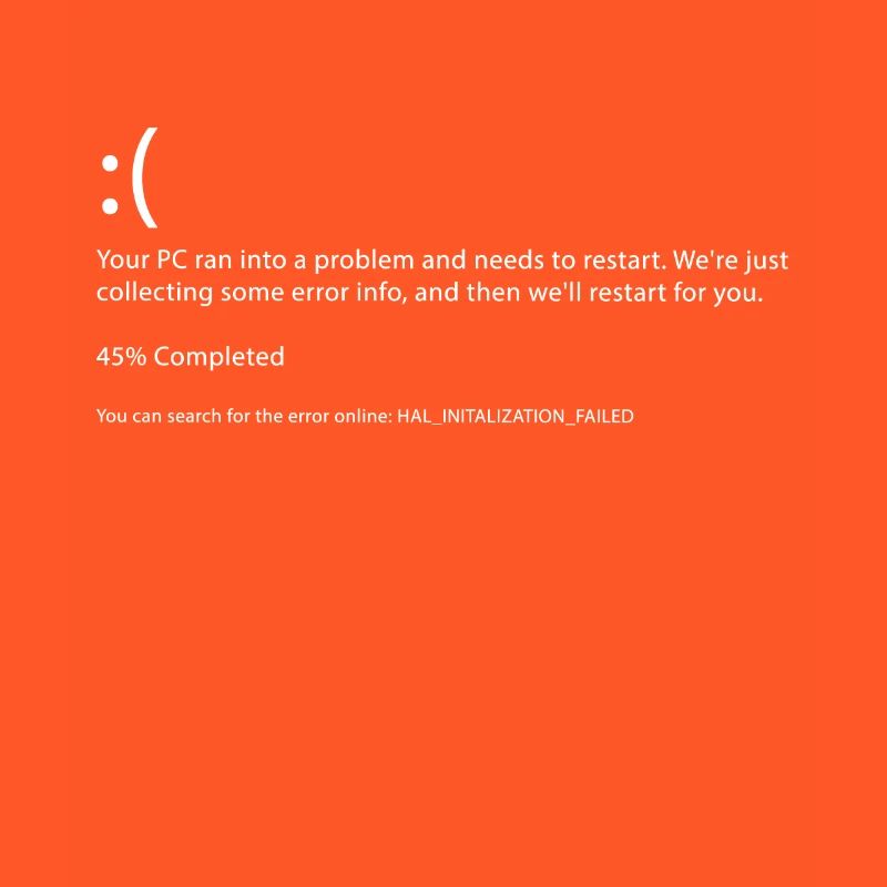 Programming Error Blue screen gaming gift