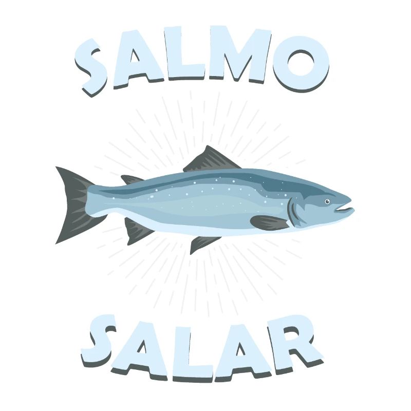 Salmo Salar Atlantischer Lachs Geschenk Salmonide