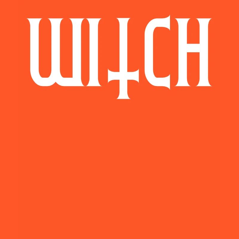 Witch Upside Down Cross