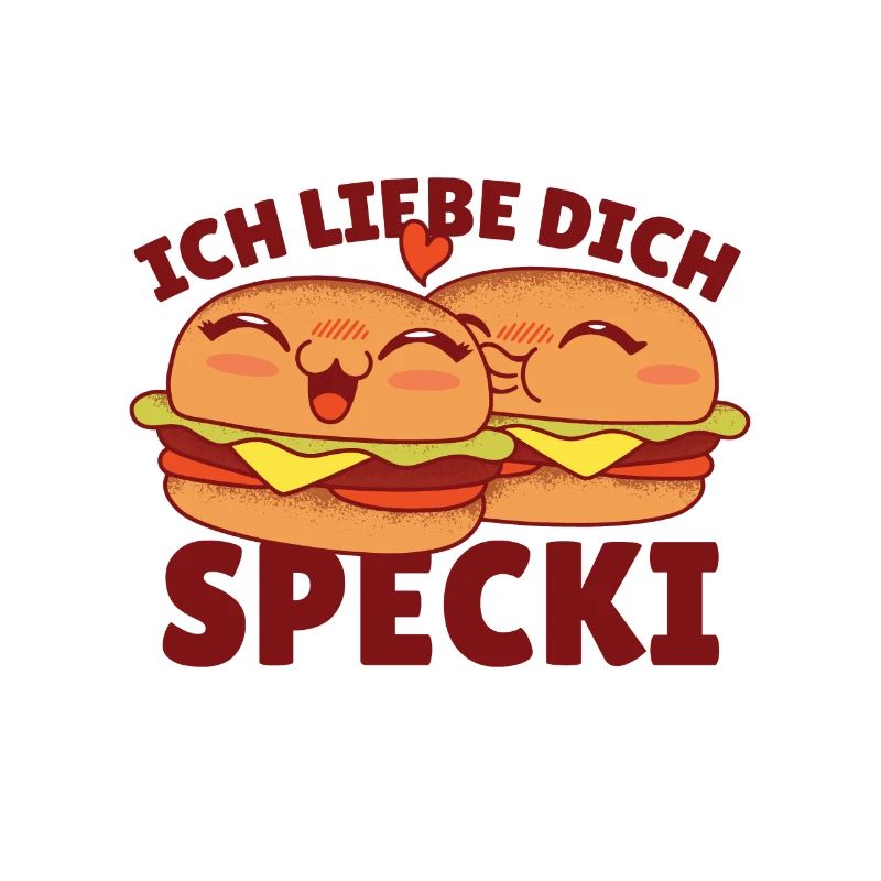 Hamburger Ich liebe dich Specki