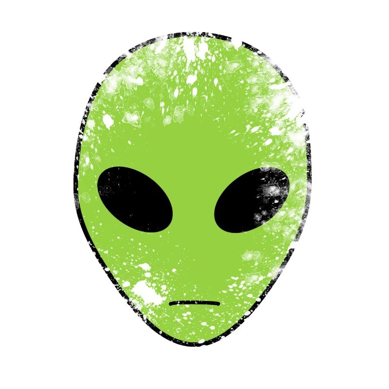 Green Alien Head